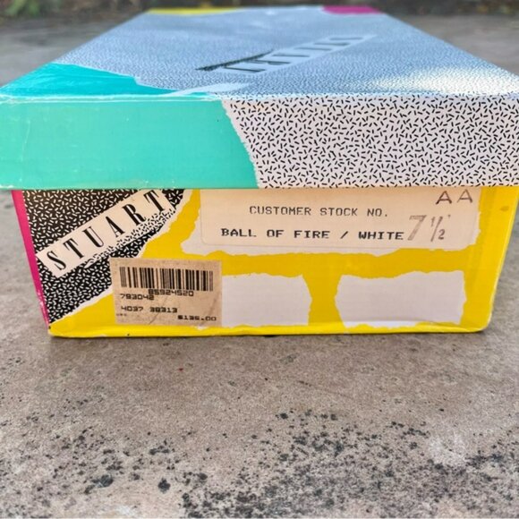 Vintage Stuart by Stuart Weitzman Ball of Fire Heels in White - Picture 4 of 13